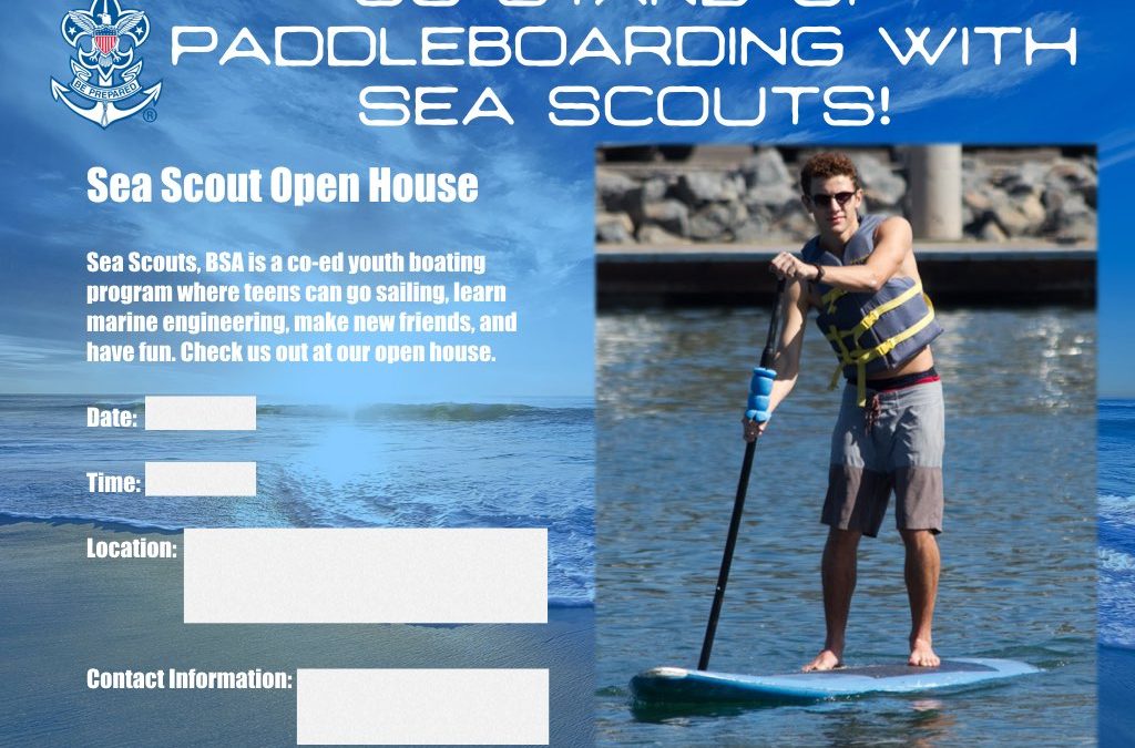 Stand-Up Paddleboard Marketing Flyer 1