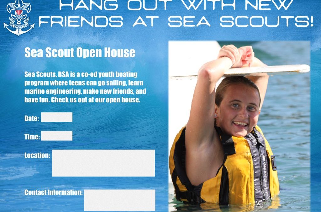 Sea Scout Make New Friends Marketing Flyer