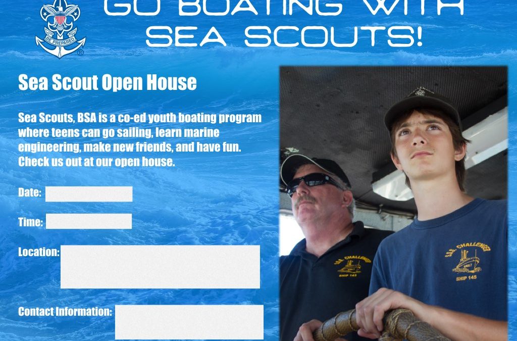 Sea Scout Go Boating Marketing Flyer 3